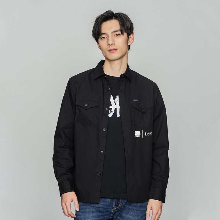 Lee SS22 Long Sleeve Shirt Black