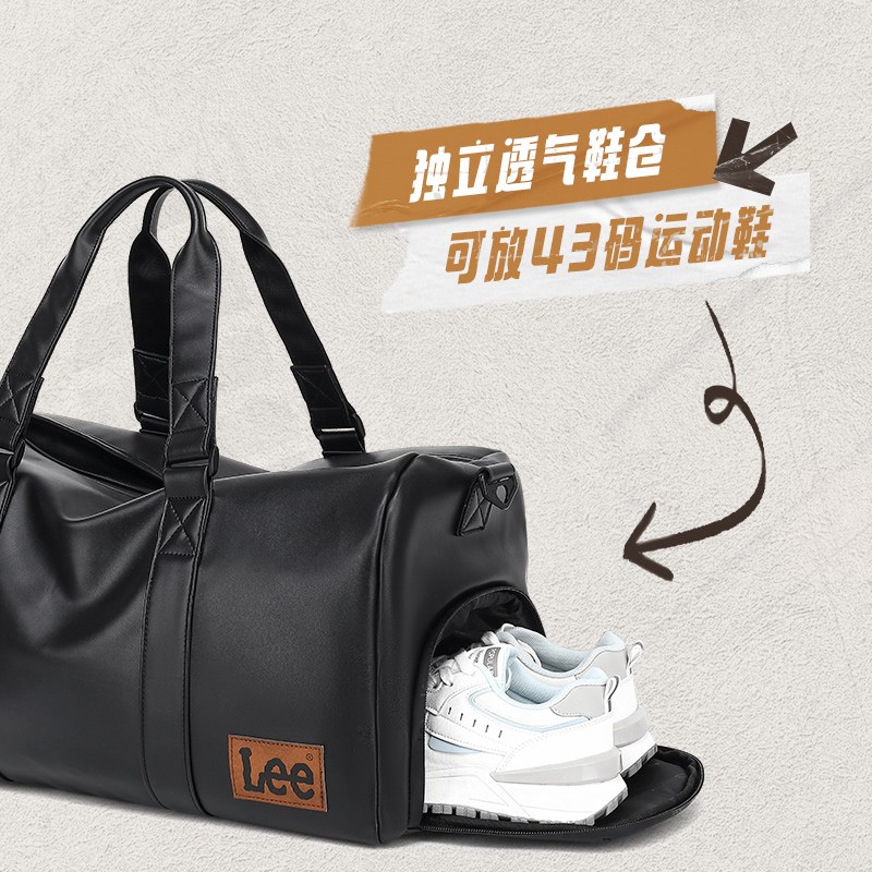 Lee Travel Duffle Bag Large Black