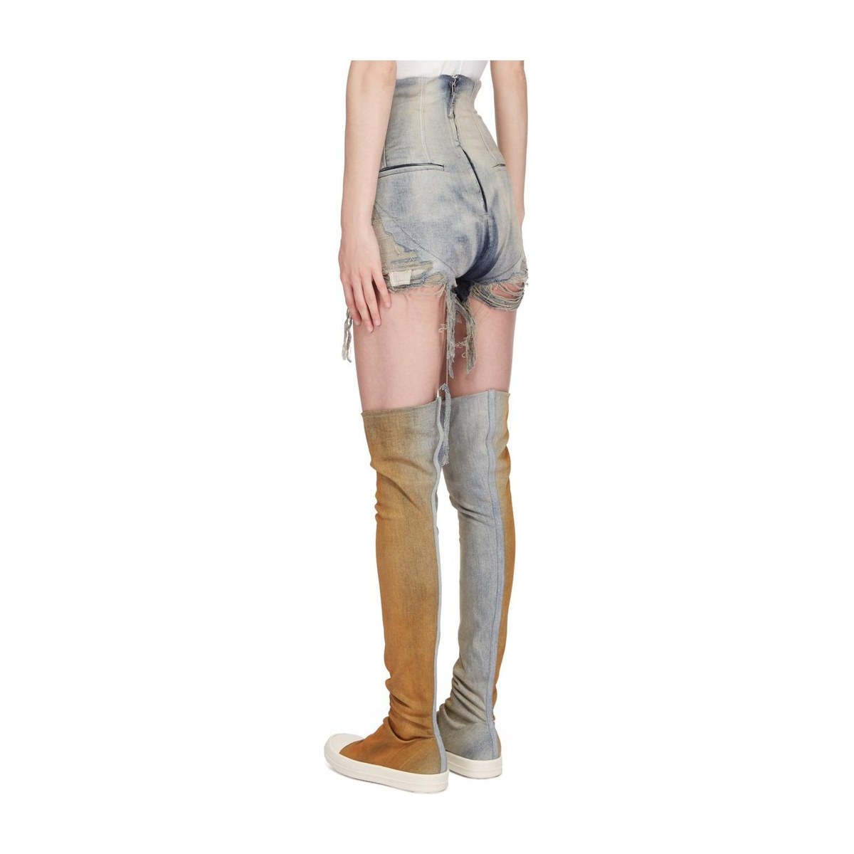 Rick Owens DRKSHDW SS24 Denim Shorts