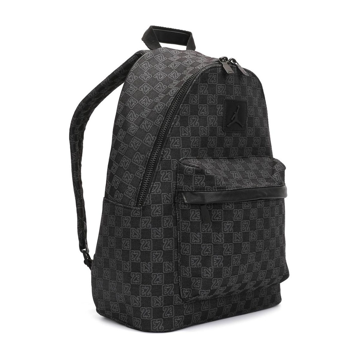 Jordan Checkered Print Backpack Black