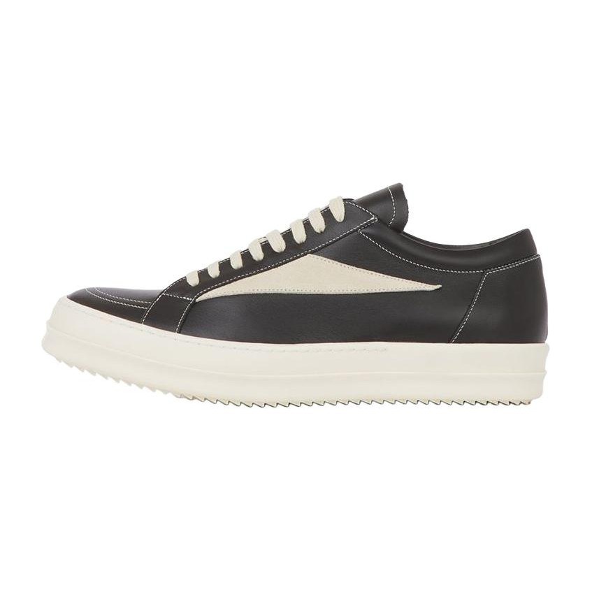 Rick Owens Low-Top Black White