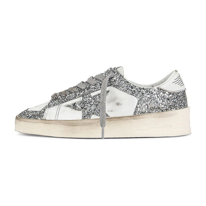 Golden Goose Stardan Silver White