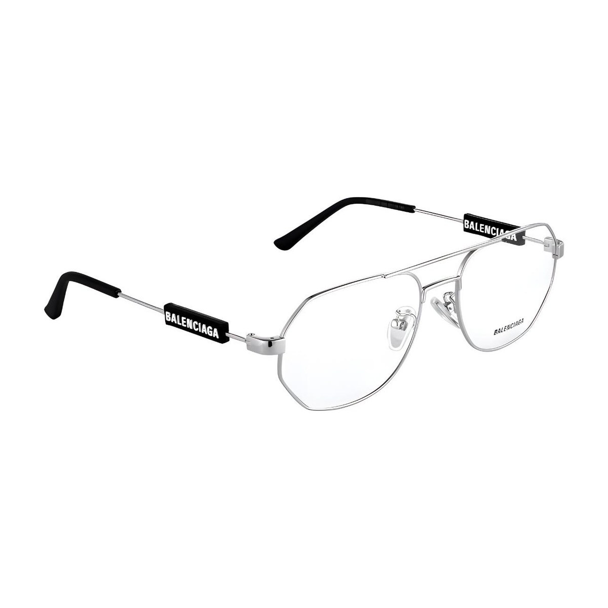 Balenciaga Optical Aviator Silver