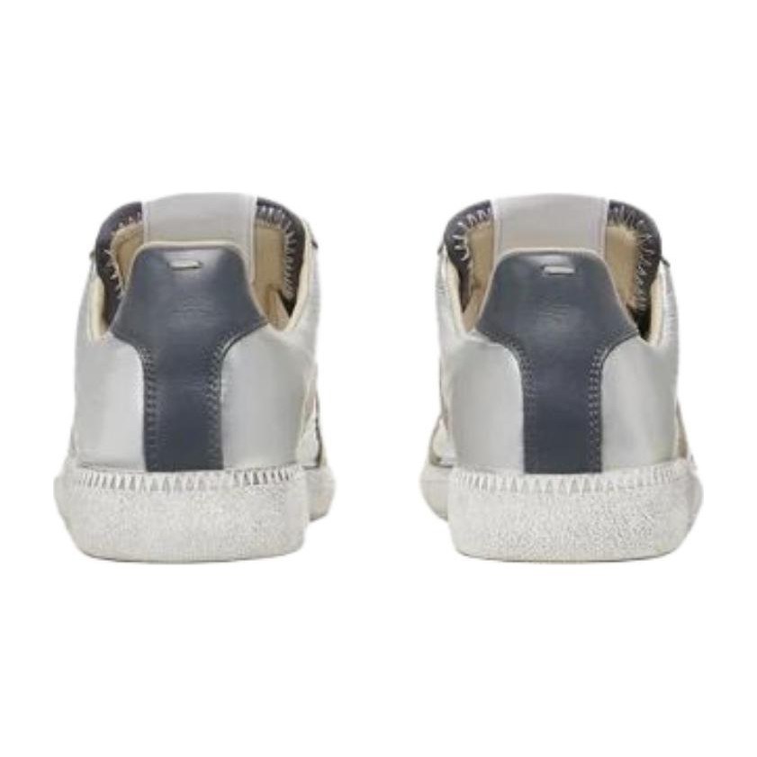 Maison Margiela Replica Low Top Sneakers Silver