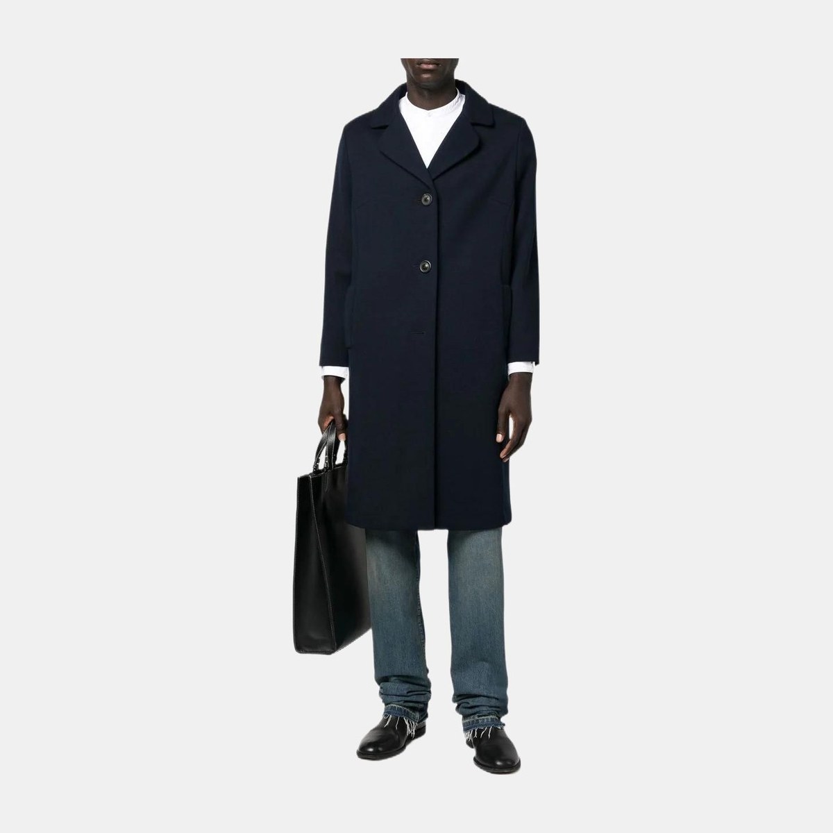 Maison Margiela FW22 Navy Coat