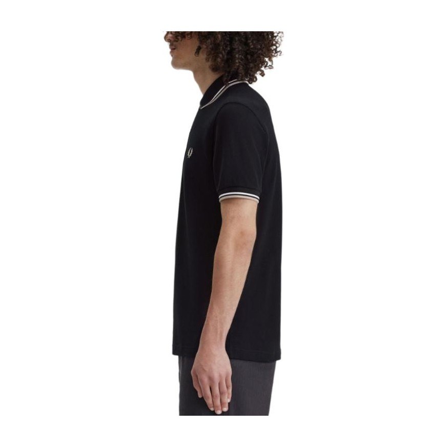 Fred Perry Logo Polo Black