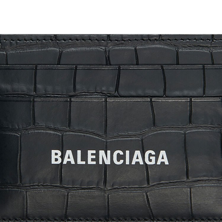 Balenciaga Cash Card Holder Black