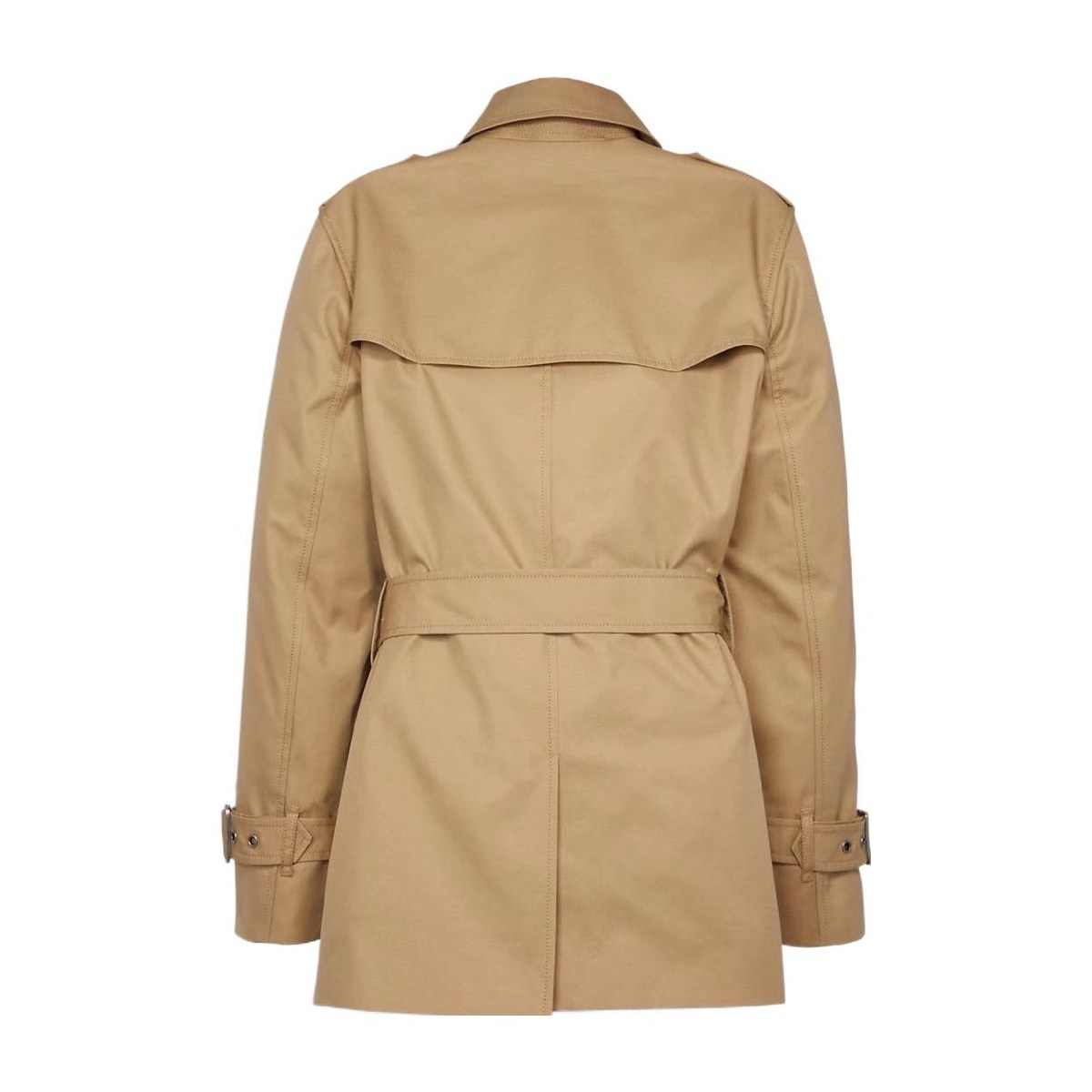COACH Double-Breasted Trench Coat Khaki