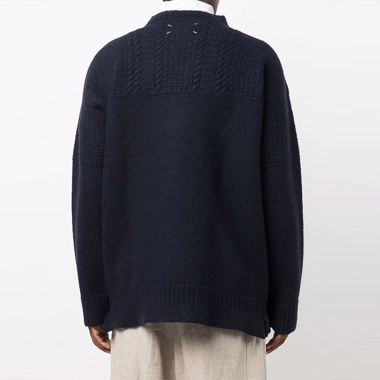 Maison Margiela FW21 Wool Sweater Blue
