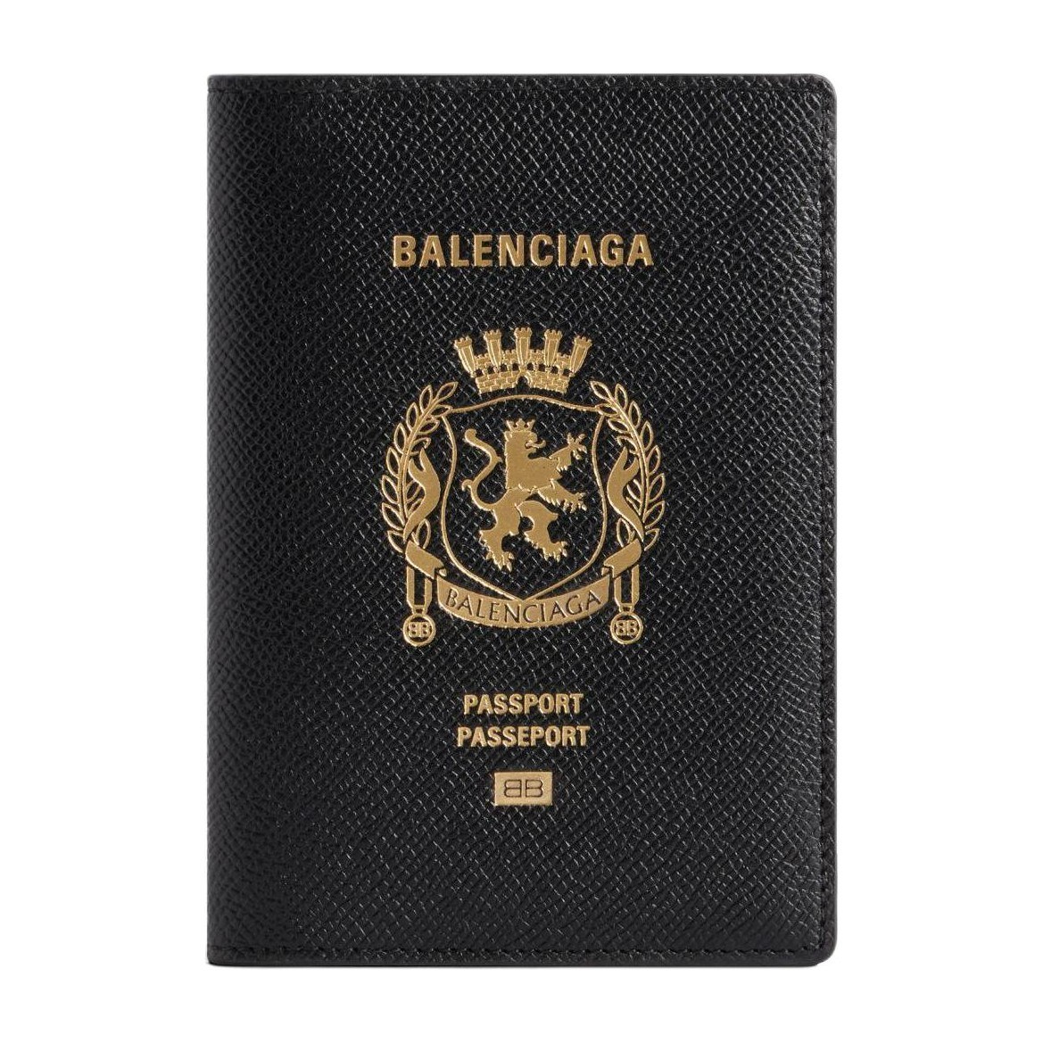 Balenciaga Passport Holder Black