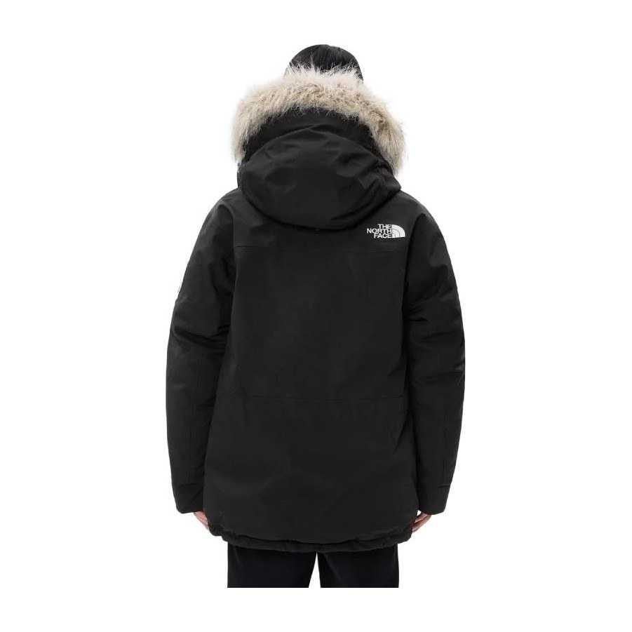 The North Face Logo Embroidered Hoodie Jacket Black