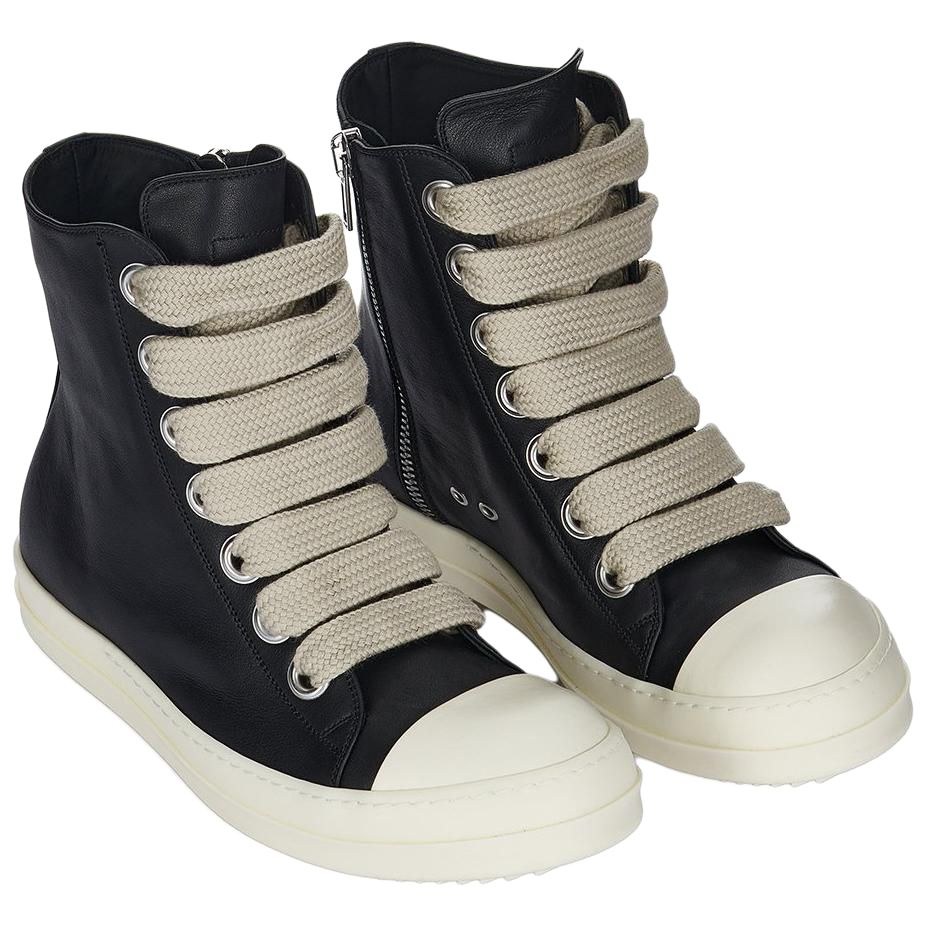Rick Owens High Top Sneakers Black