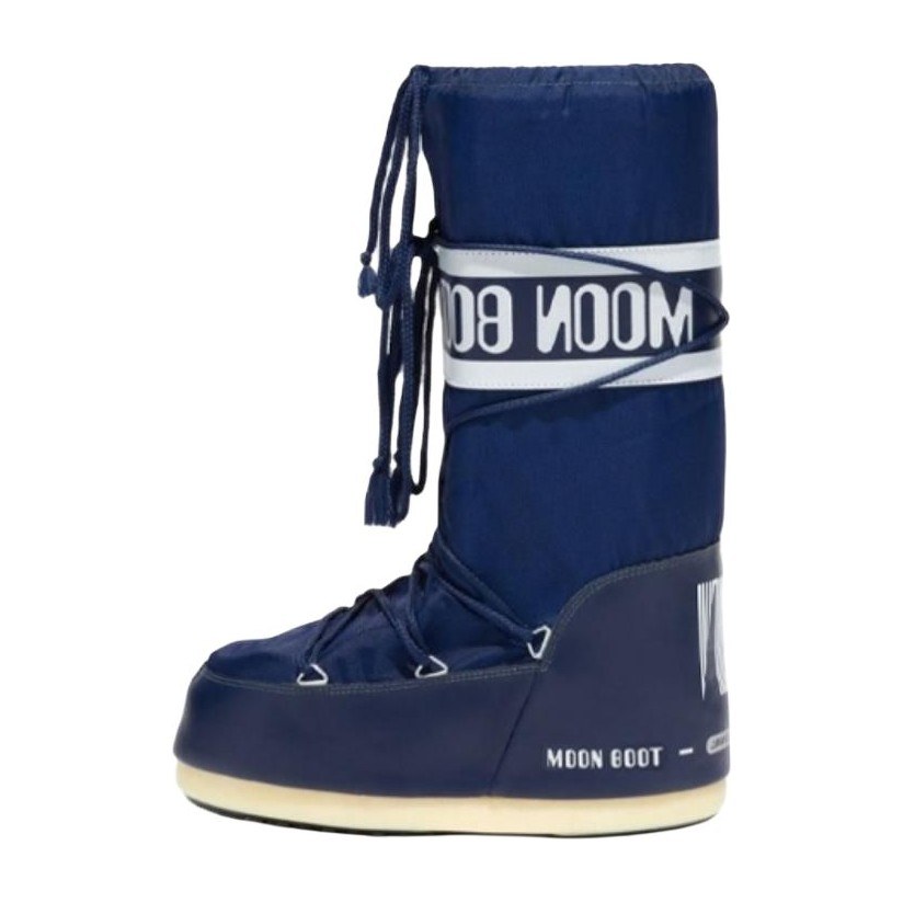 Moon Boot Lace-Up Mid Snow Boots Blue
