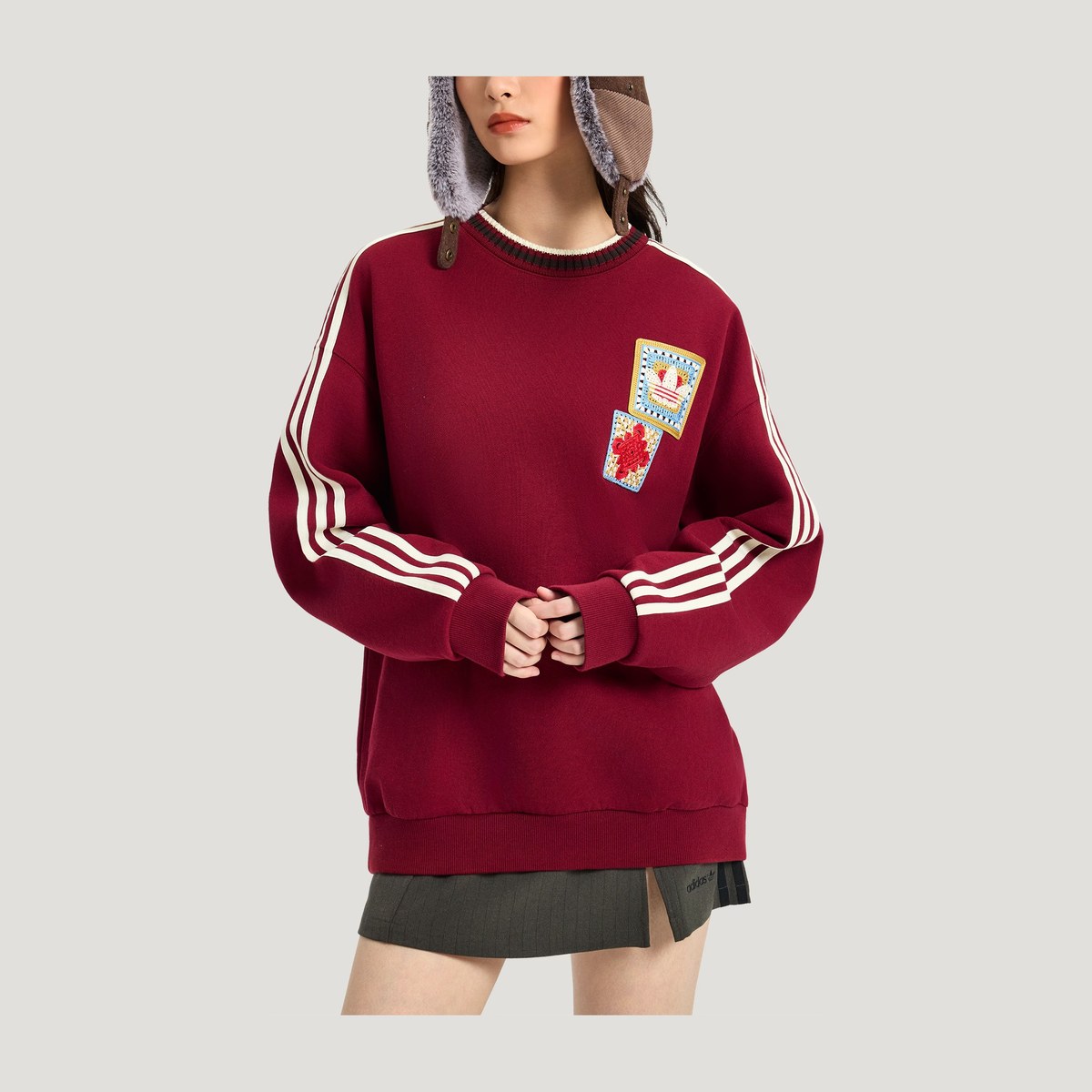 adidas Originals FW25 Crafted Crewneck Jumper
