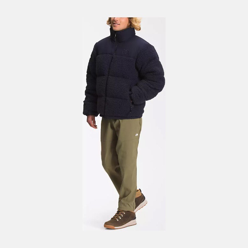 The North Face Logo Puffer Jacket Navy