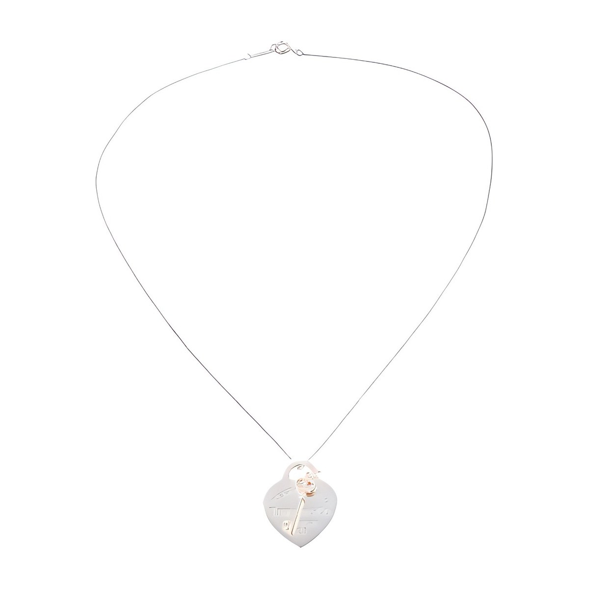 Tiffany & Co. Return to Tiffany Heart Key Pendant Necklace