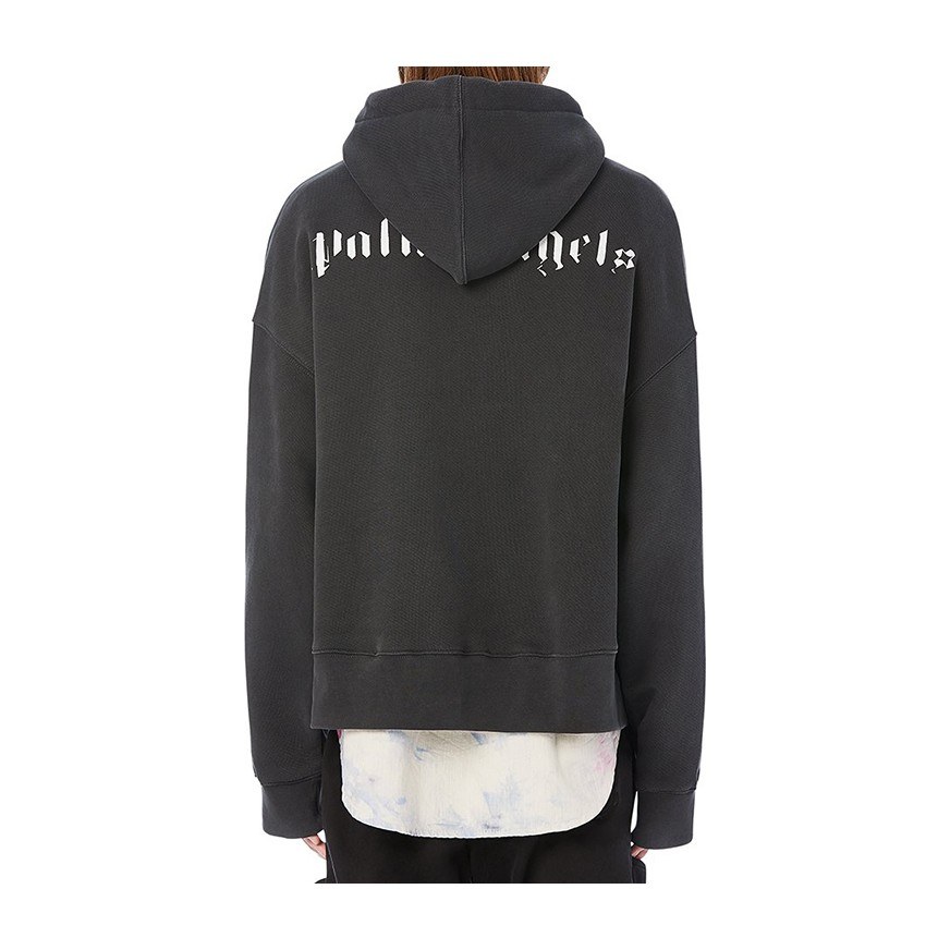 Palm Angels Cactus Hoodie Black