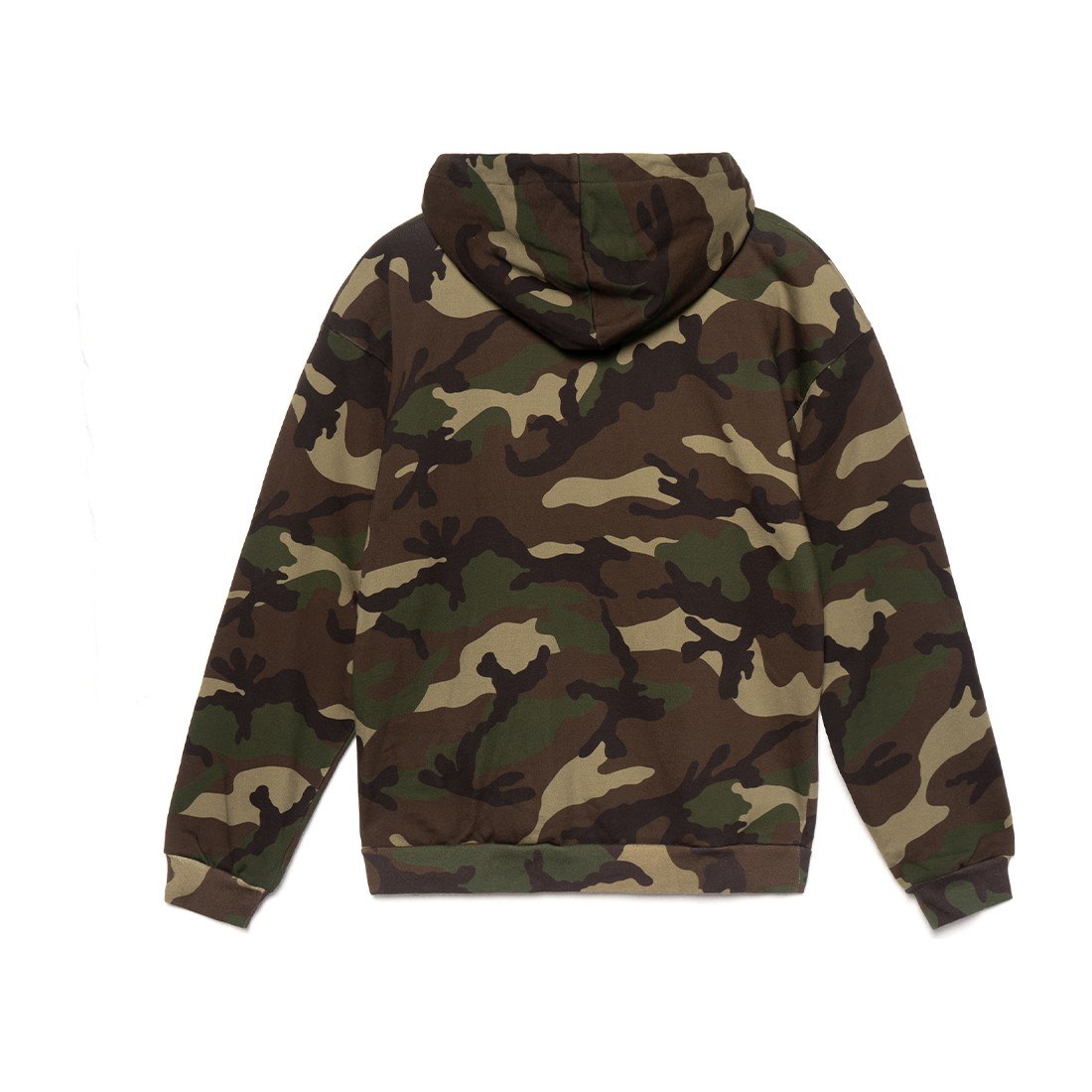 CELINE SS21 Logo Print Hoodie Military Green
