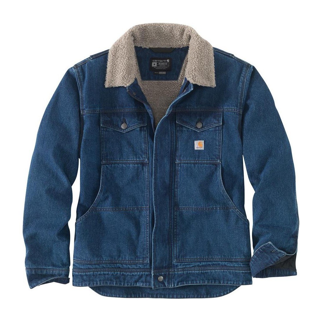 Carhartt 105478 Denim Sherpa-Lined Jacket