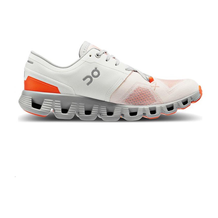 On Running Training Shoes White Grey