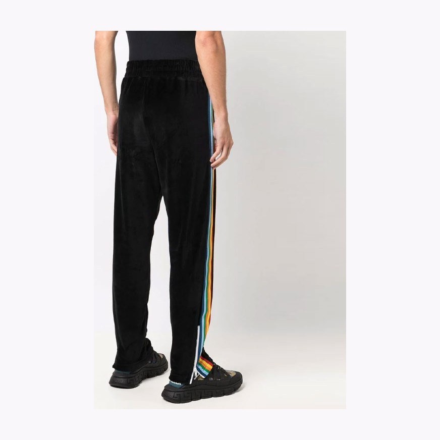 Palm Angels Velvet Track Pants Black