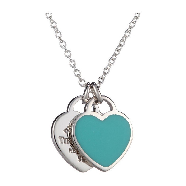 Tiffany & Co. Return to Tiffany Blue Enamel Pendant Necklace