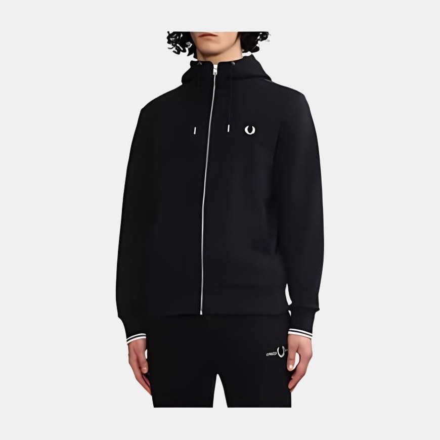 Fred Perry Hoodie Black
