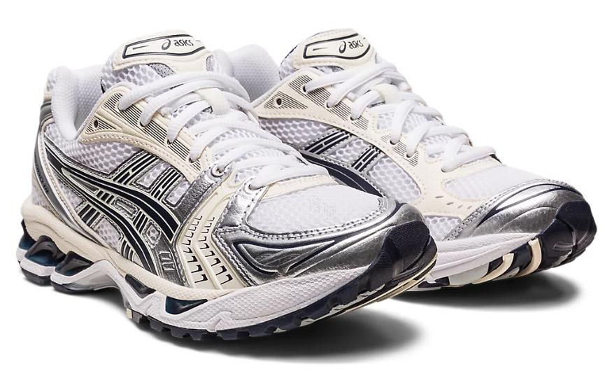 Asics Gel-Kayano 14 White Black Silver
