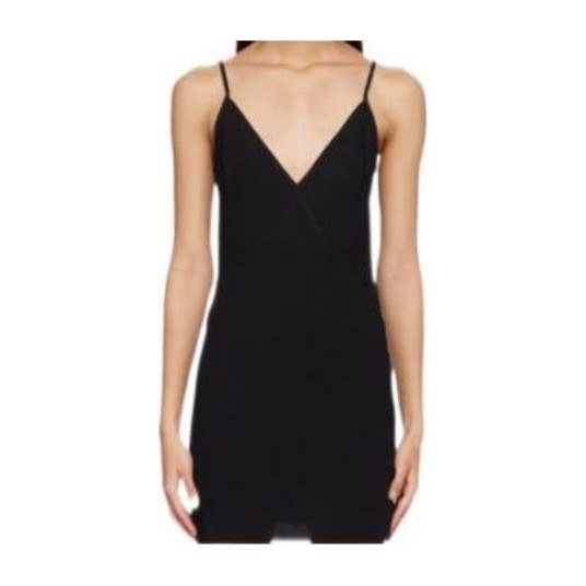 Rick Owens V-Neck Sleeveless Dress Black