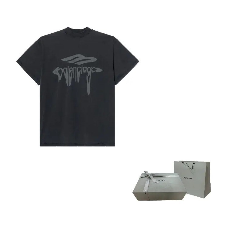 Balenciaga FW24 Coal Grey Tee