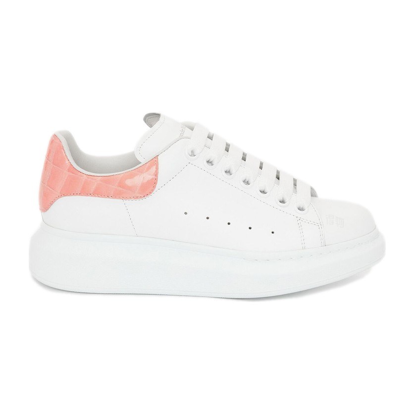 Alexander McQueen Fashion Sneakers White Pink