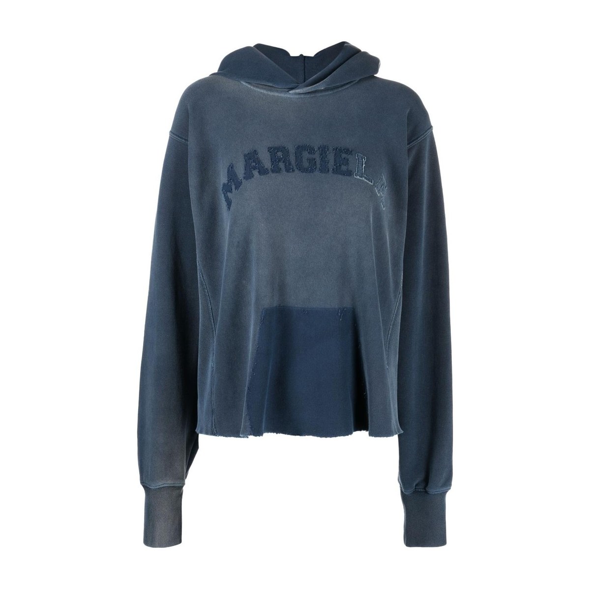 Maison Margiela Logo Hoodie Blue