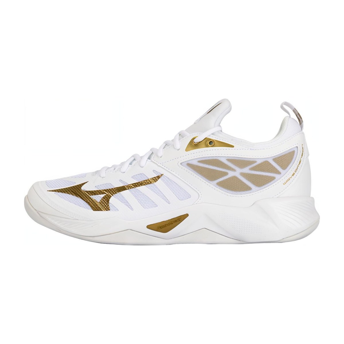 Mizuno Wave Dimension White Gold