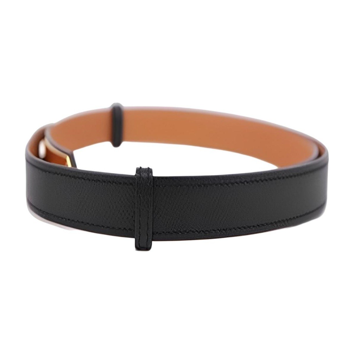 Hermes Kelly Epsom Belt Black 1.8cm