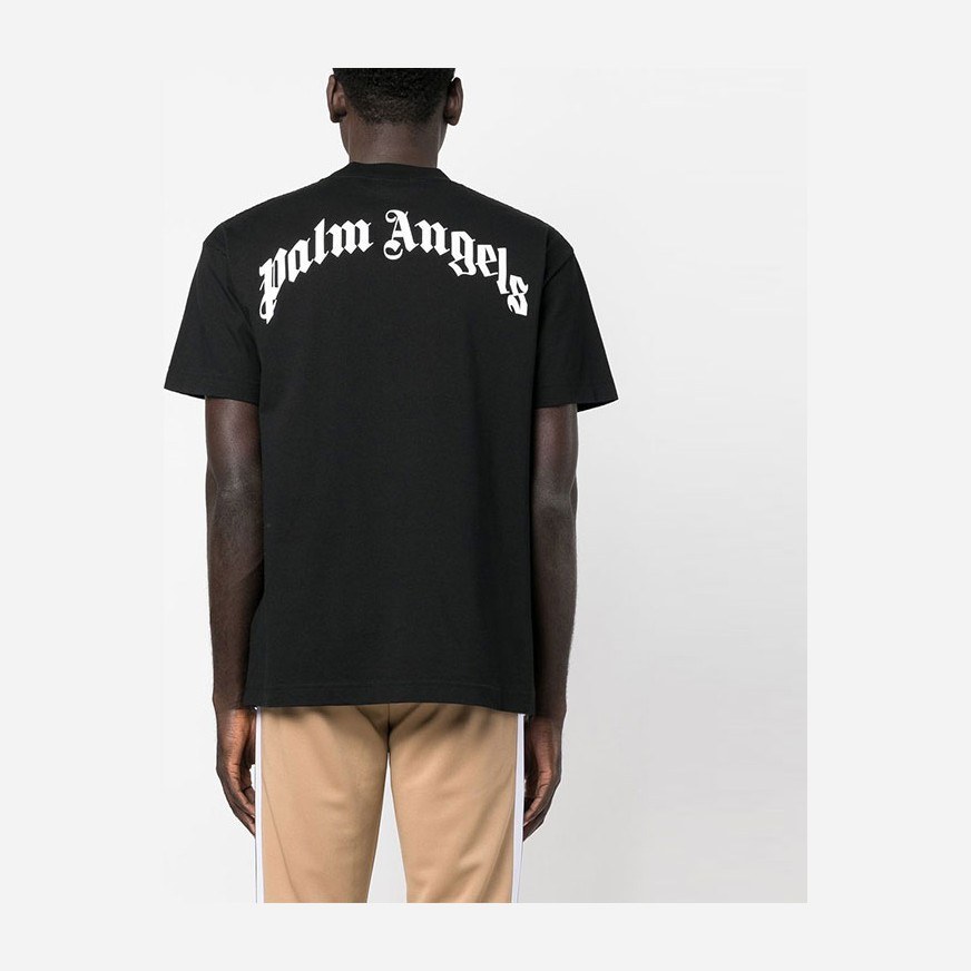 Palm Angels Teddy Print T-Shirt Black