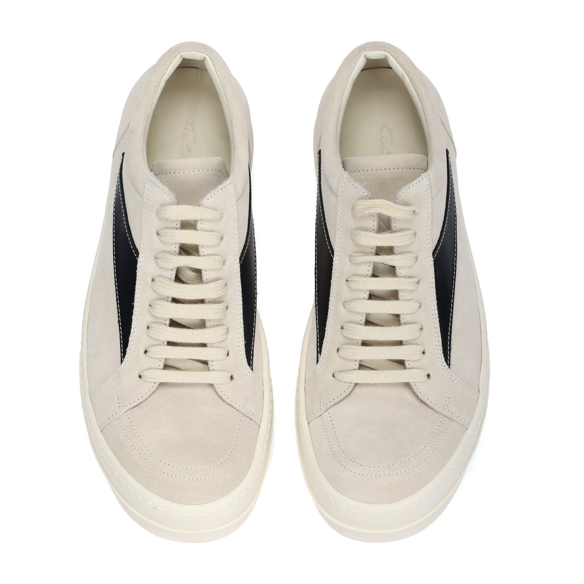 Rick Owens Luxor Low Top Sneakers Cream