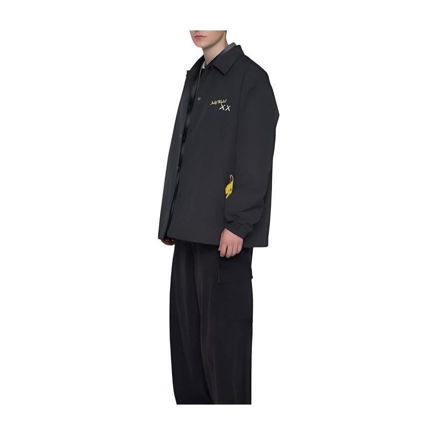 UNIQLO KAWS x WARHOL Banana Print Jacket Black