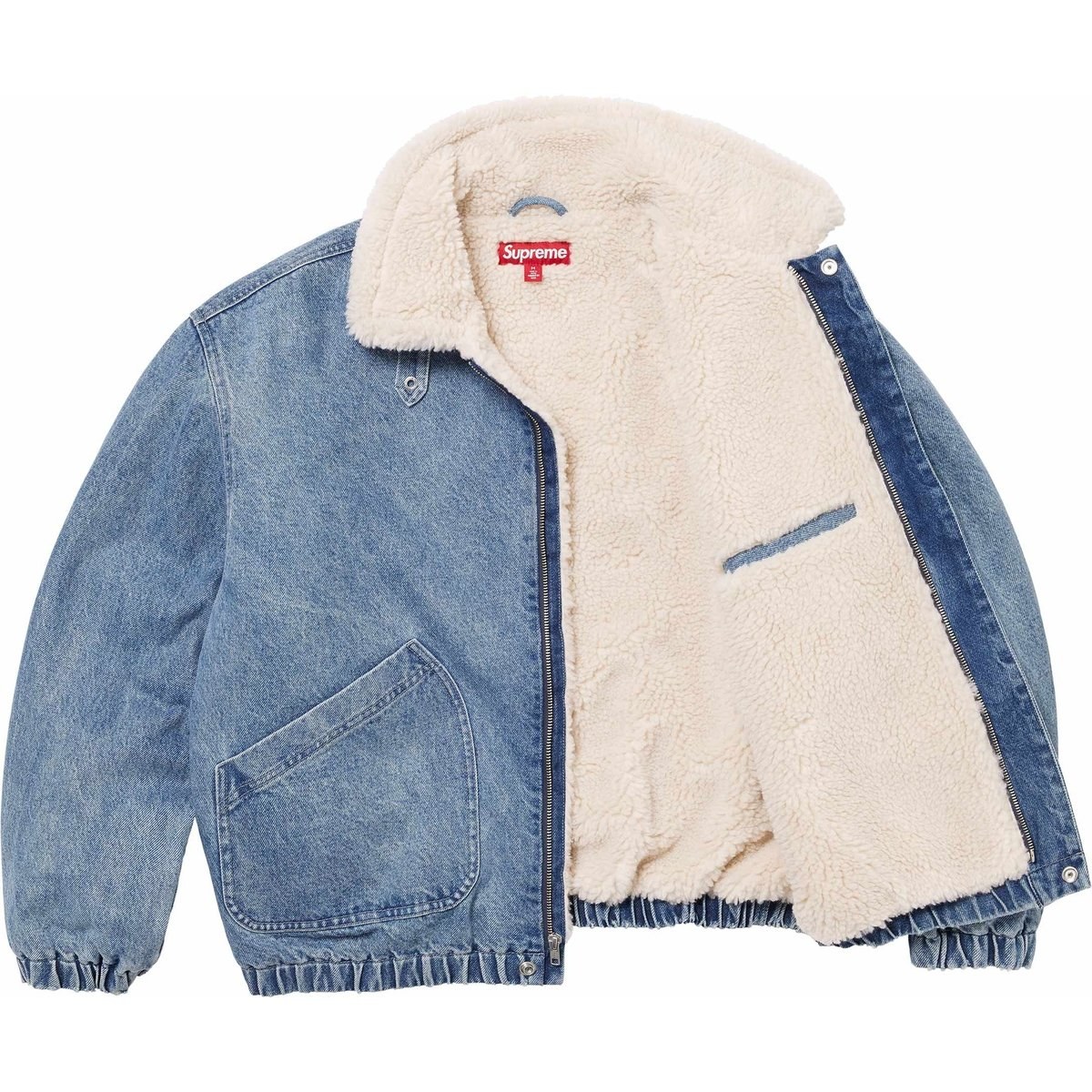 Supreme FW24 Faux Shearling Bomber Jacket