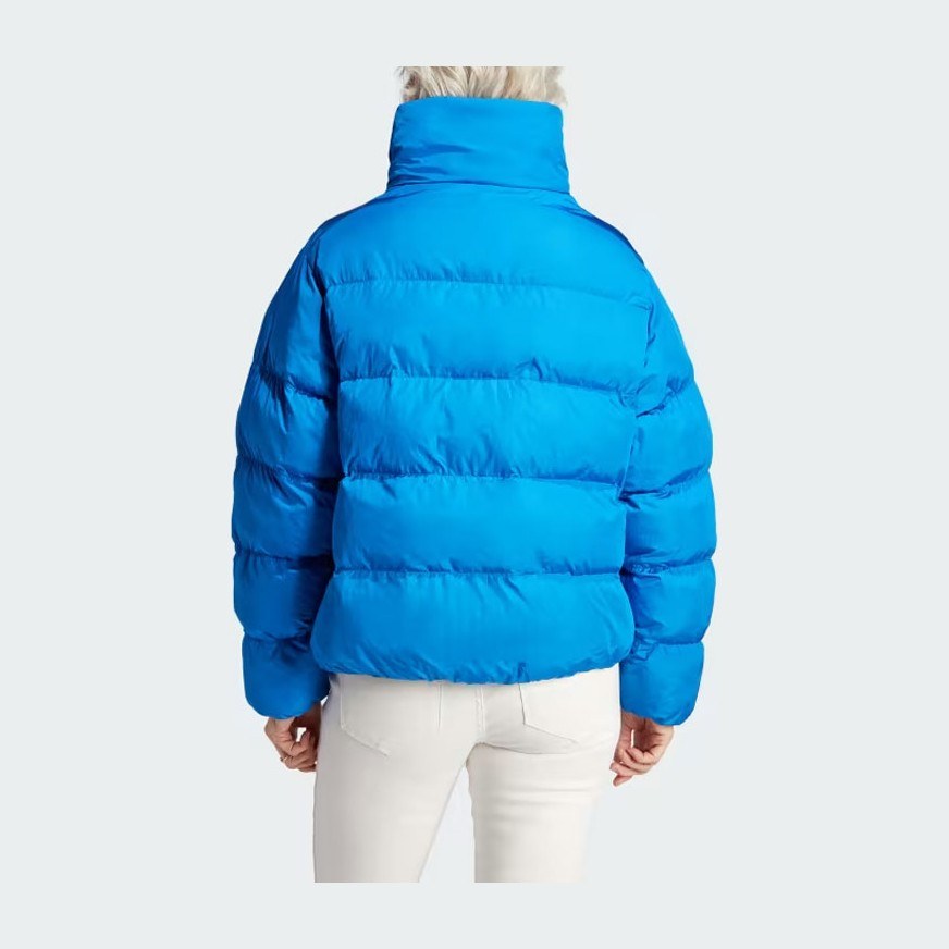 adidas Originals Short Vegan Puffer Jacket Blue