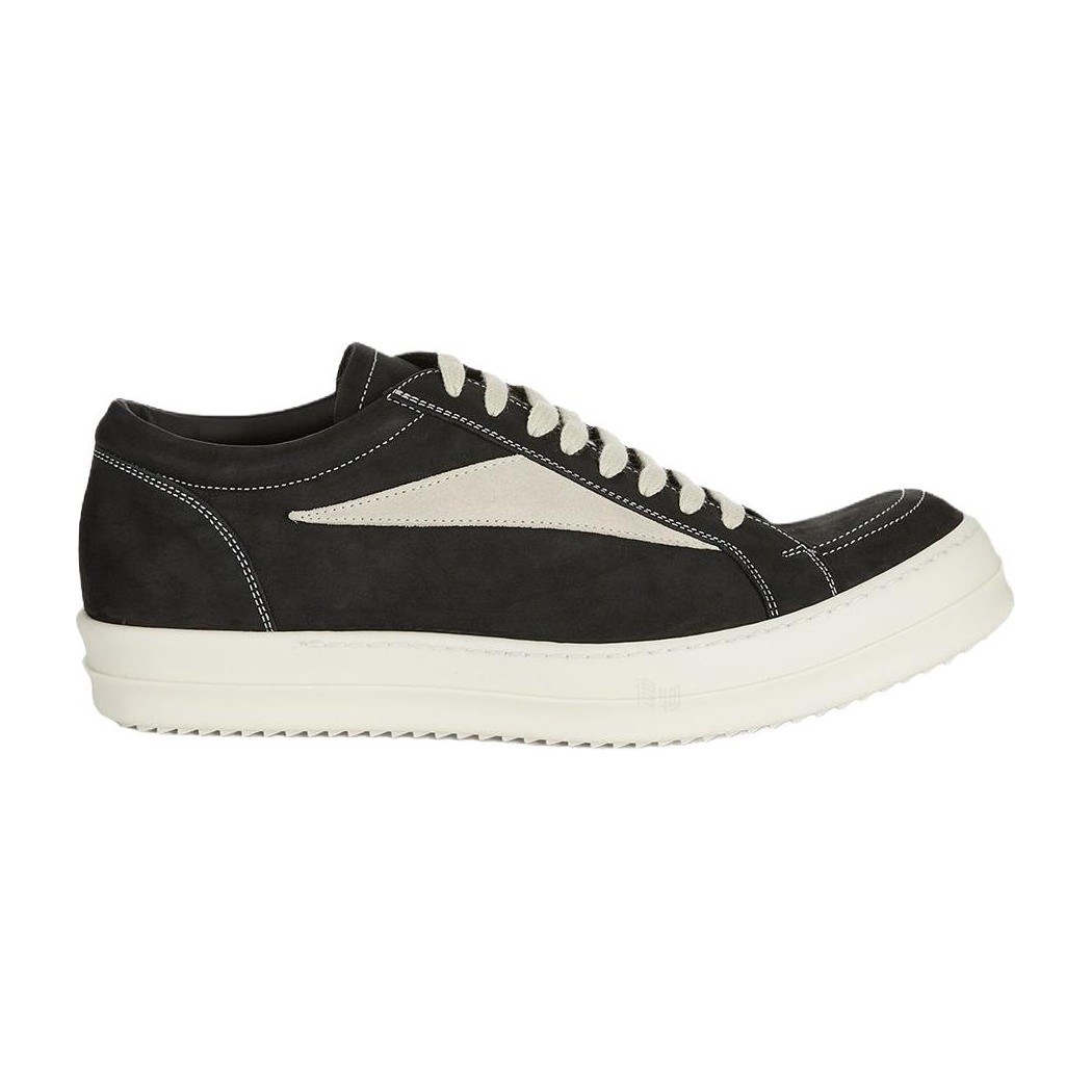 Rick Owens Low Top Sneakers Black White