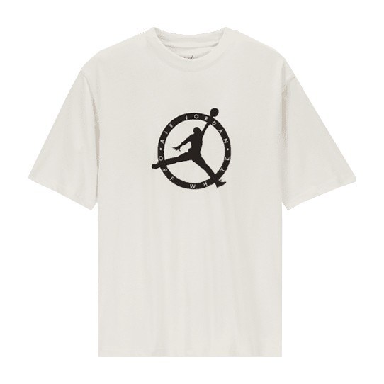 Jordan x OFF-WHITE Logo Embroidered T-Shirt