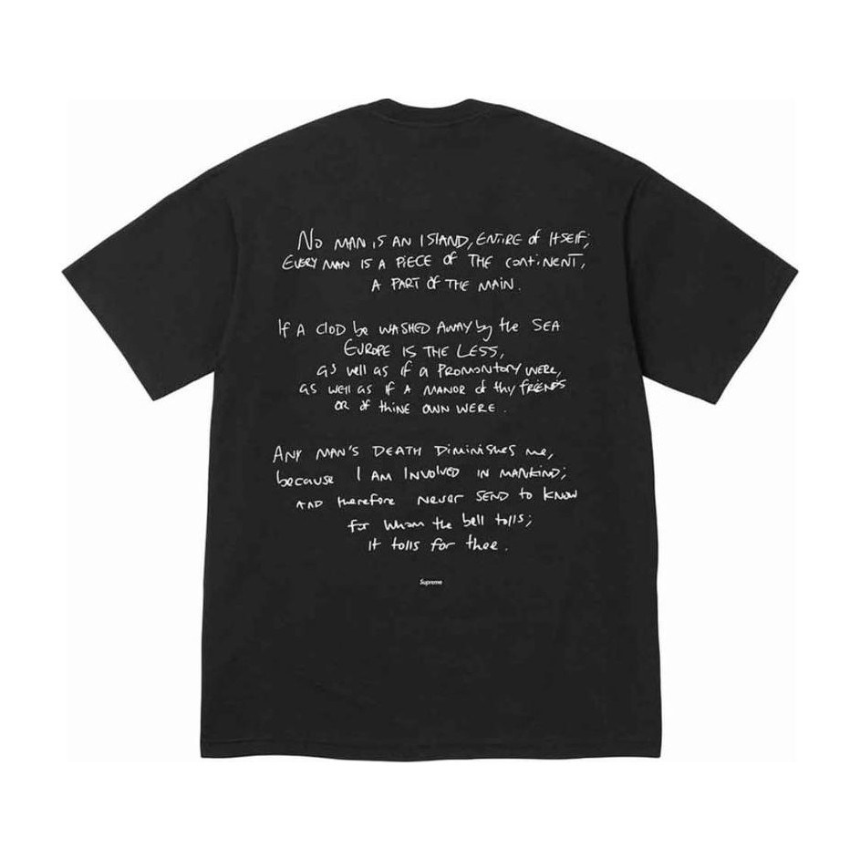 Supreme x Corteiz Rule The World Tee Black