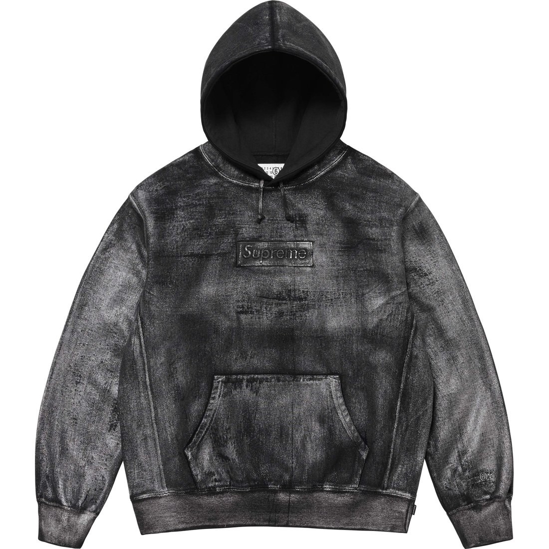 Supreme x MM6 Maison Margiela Foil Box Logo Sweatshirt