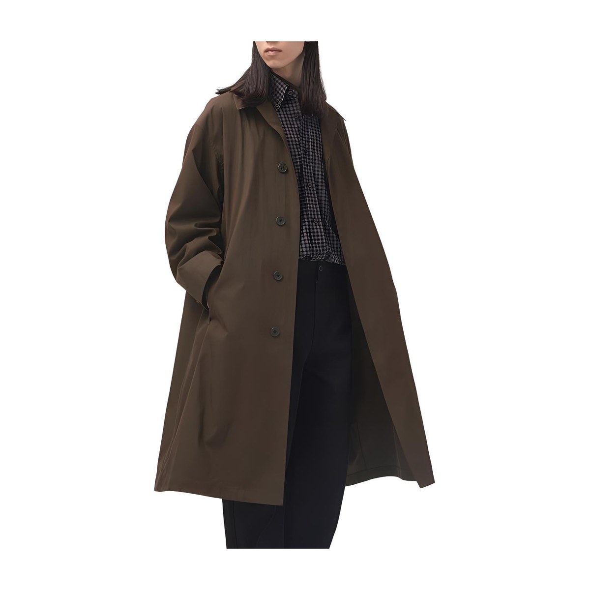 UNIQLO FW24 U Series Coat Brown