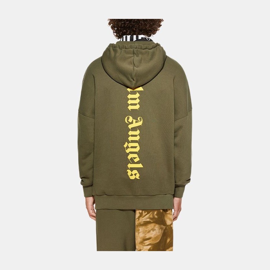 Palm Angels SS21 Logo Hoodie Green