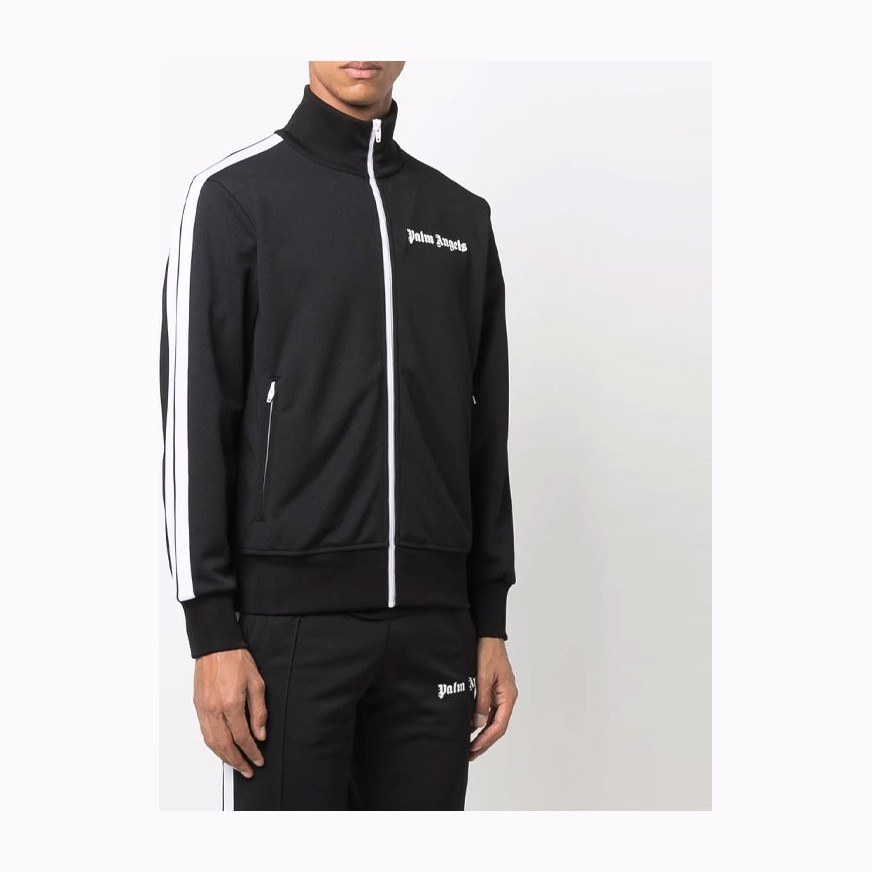 Palm Angels SS22 Logo Print Jacket Black