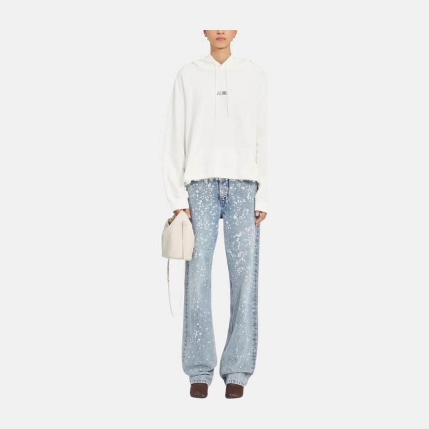 MM6 Maison Margiela FW25 Logo Kangaroo Pocket Hoodie