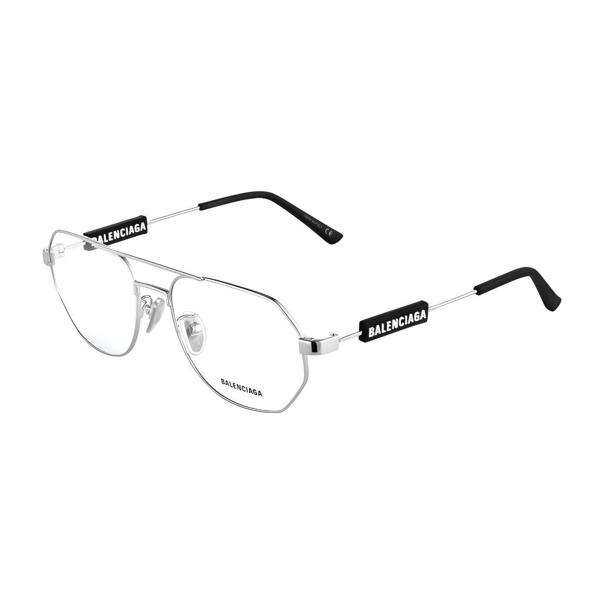 Balenciaga Optical Aviator Silver