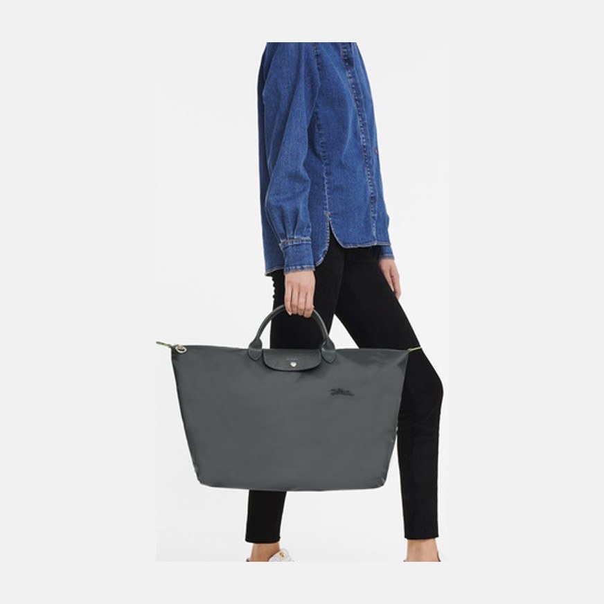 LONGCHAMP Le Pliage Green 45 Graphite Grey