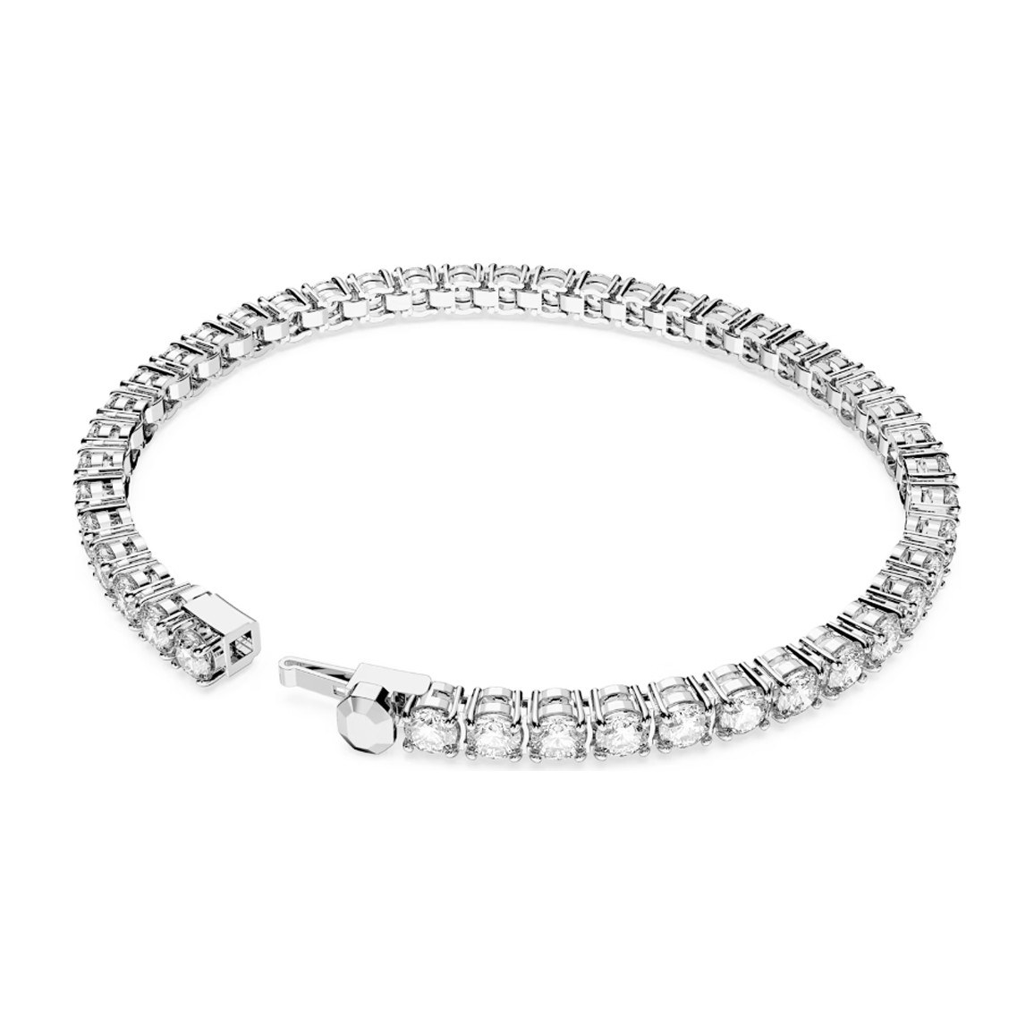 Swarovski Matrix Tennis Bracelet Silver